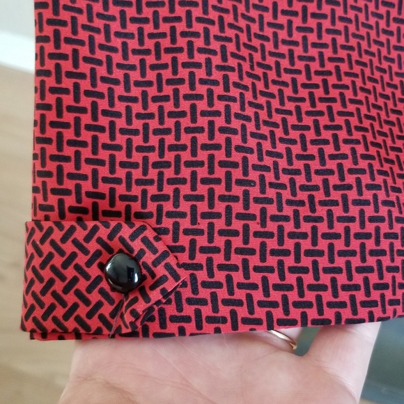 Vintage 80's Secretary Blouse with pussy bow - Picture 5 of 6